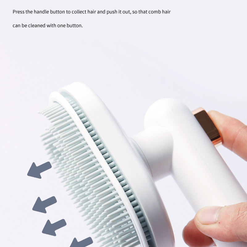 Self-Cleaning Pet Grooming Comb for Cats & Dogs