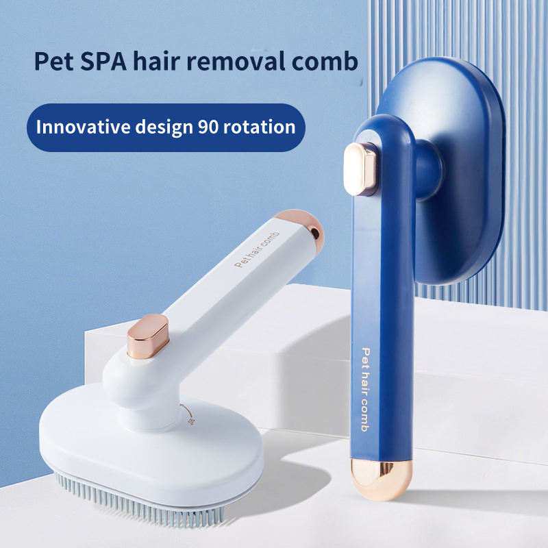 Self-Cleaning Pet Grooming Comb for Cats & Dogs