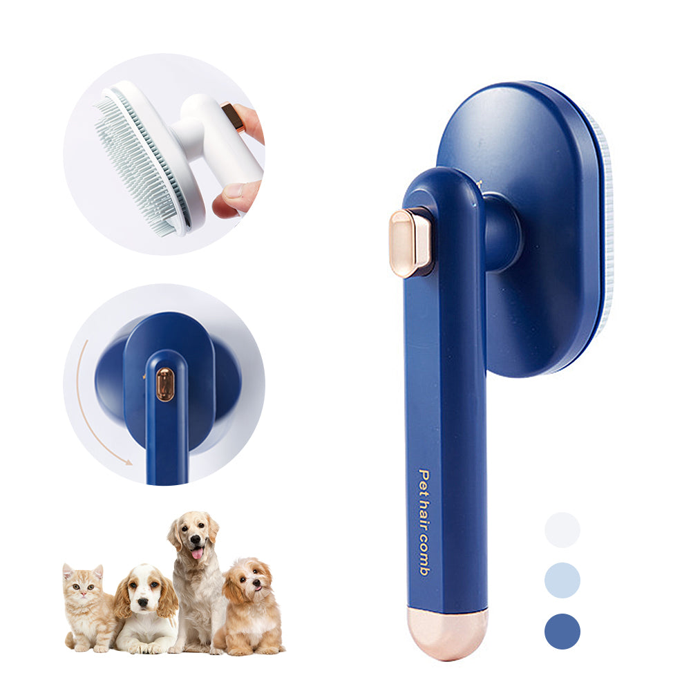 Self-Cleaning Pet Grooming Comb for Cats & Dogs
